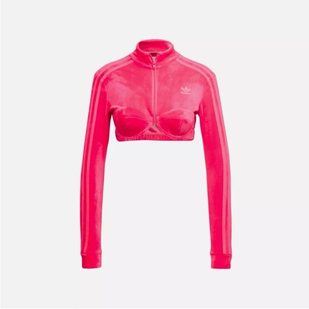 NWT Adidas Jeremy Scott Pink Track Top